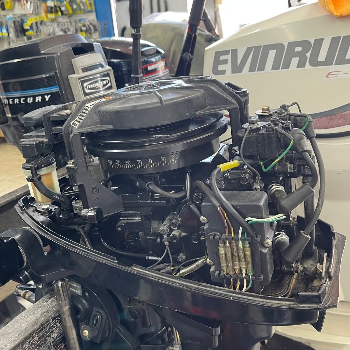 used boat engines for sale 2002 Mercury 9.9 HP 2-Stroke boat motor thumbnail