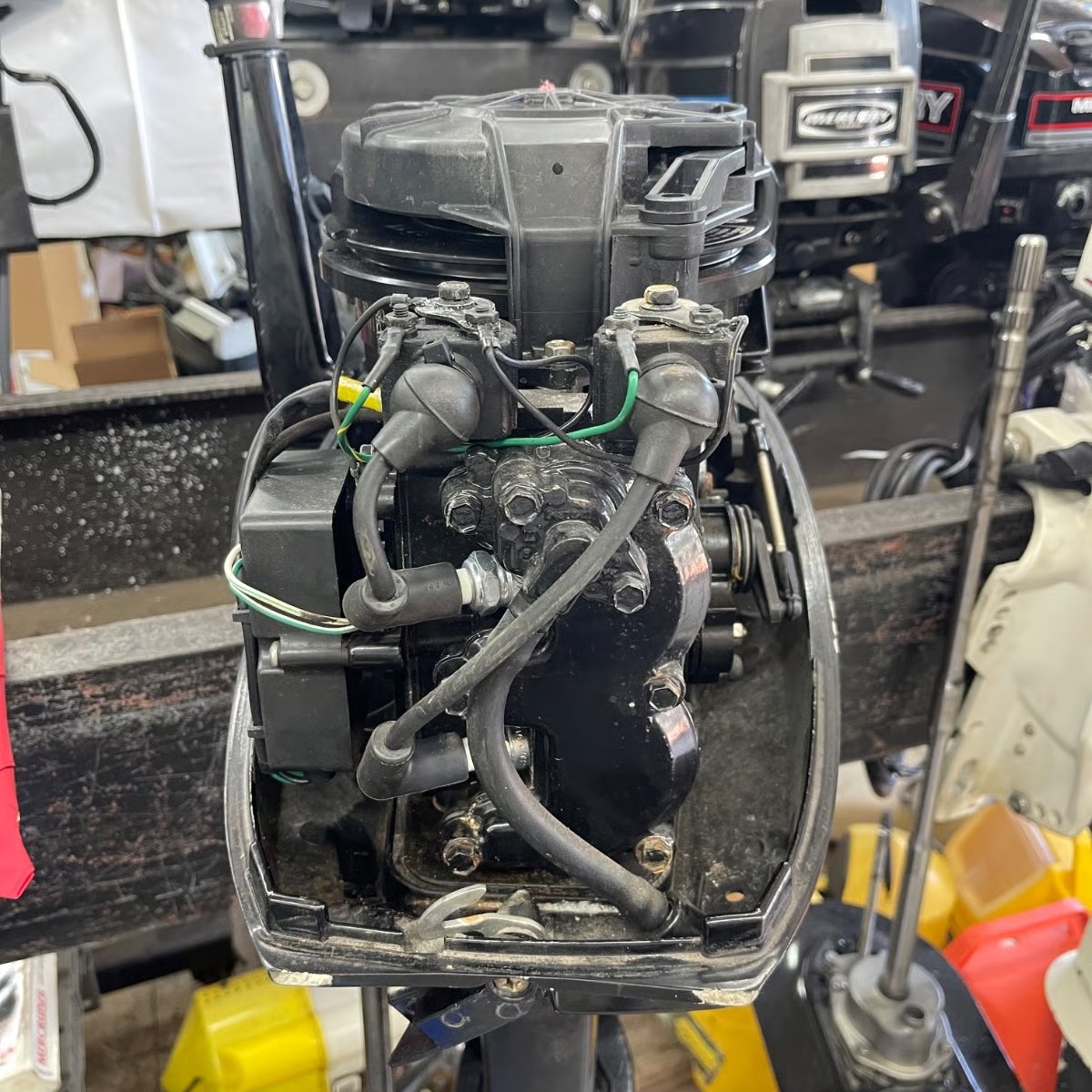 used boat engines for sale 2002 Mercury 9.9 HP 2-Stroke boat motor thumbnail