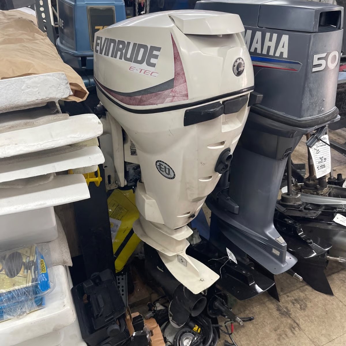 buy used outboard motor online 2010 Evinrude 25HP Etec Outboard Motor